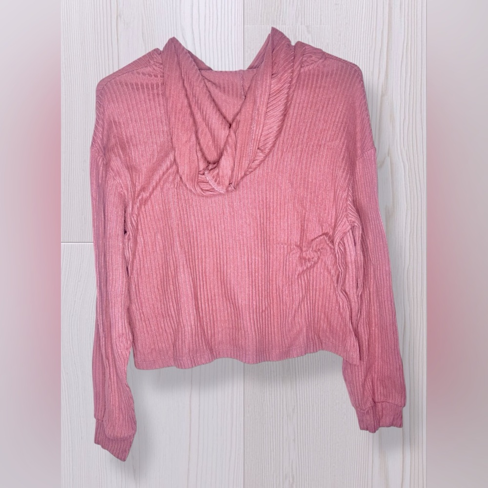 Women’s Maroon/Rustic Pink Hoodie - Picture 4 of 8
